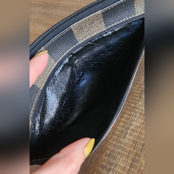 Fendi Pequin Canvas Zip Pouch - Picture 9 of 13